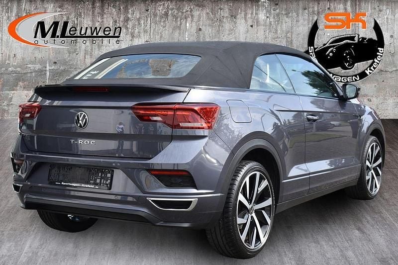 Gebraucht VW T-Roc Cabriolet R-line 150 PS (110 kW) 2021 Rauchgrau metallic Cabrio