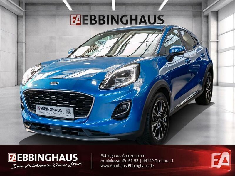 Blau Gebraucht 2022 Ford Puma Titanium SUV | 16.999 € (Guter Preis) - Bild 1/4