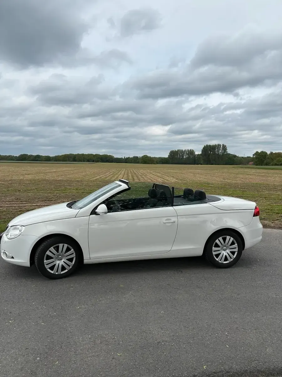 Gebraucht VW Eos 140 PS (102 kW) 2009 Weiß Cabrio
