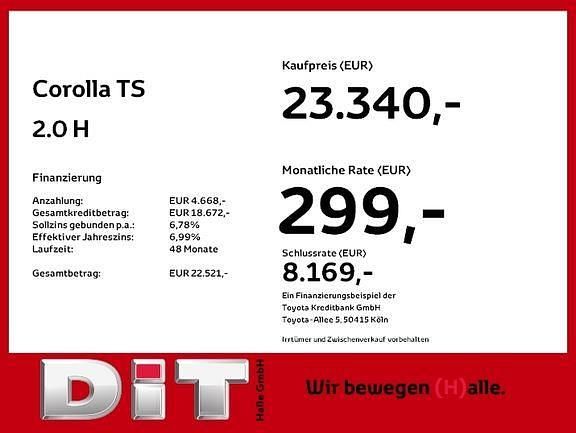 Gebraucht Toyota Corolla Team 184 PS (135 kW) 2021 Schneeweiß Kombi