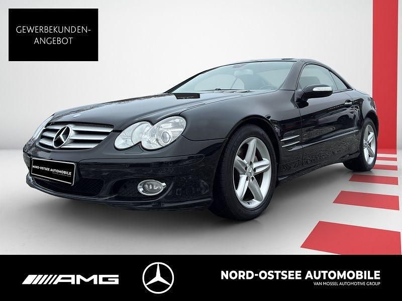 Gebraucht Mercedes SL350 272 PS (200 kW) 2007 Metalliclack obsidianschwarz Cabrio