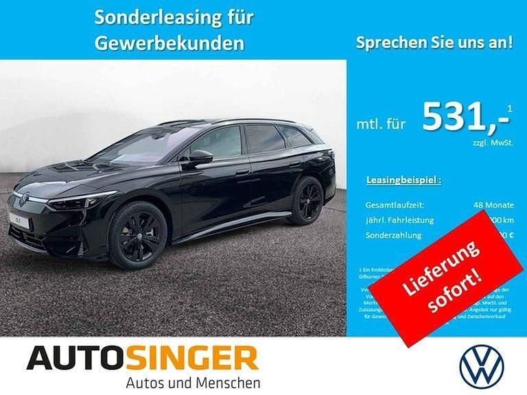 Grenadillschwarz metallic Neu 2025 VW ID.7 Pro Limousine | 63.277 € (Teuer) - Bild 1/4