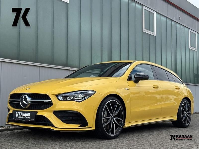 Gelb Gebraucht 2020 Mercedes CLA35 AMG Shooting Brake AMG Kombi | 35.397 € (Fairer Preis) - Bild 1/3
