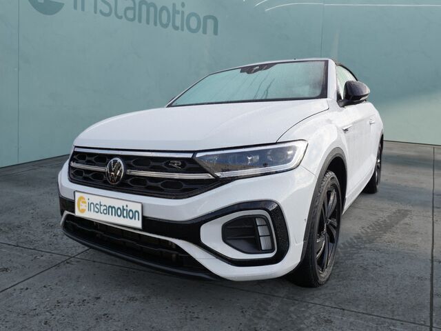 Weiß Gebraucht 2024 VW T-Roc Cabriolet R-line Cabrio | 35.551 € (Fairer Preis) - Bild 1/2