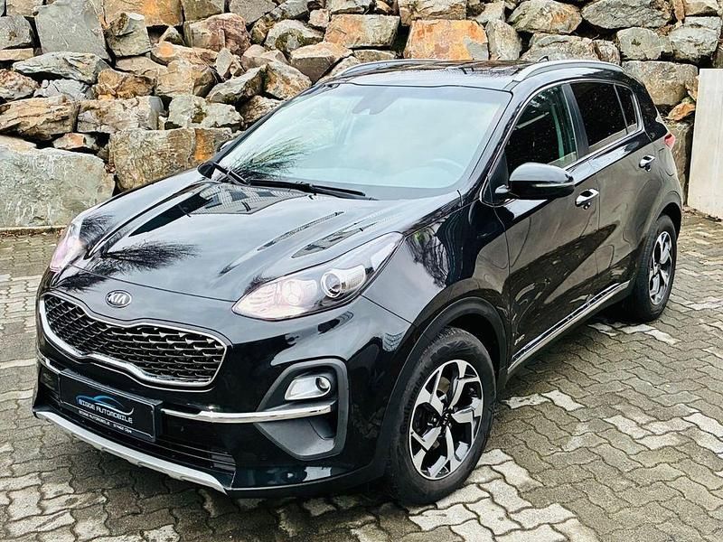 Schwarz Gebraucht 2021 Kia Sportage Vision SUV | 17.999 € (Superpreis) - Bild 1/4