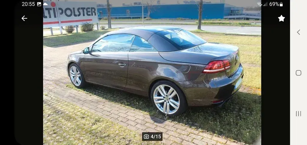 Gebraucht VW Eos Sportline 160 PS (117 kW) 2012 Braun Cabrio