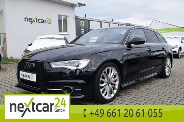 Black metallic Gebraucht 2017 Audi A6 S-Line Kombi | 26.990 € (Guter Preis) - Bild 1/4