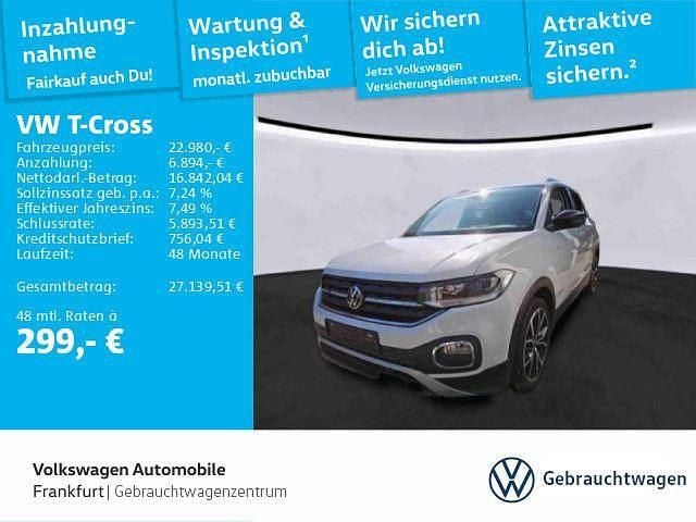 Weiß Gebraucht 2021 VW T-Cross Style SUV | 22.980 € (Fairer Preis) - Bild 1/4