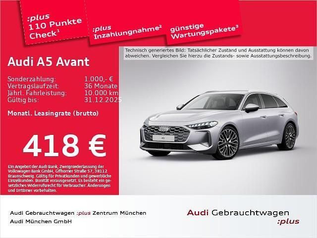 Florettsilber metallic Gebraucht 2025 Audi A5 Advanced Kombi | 47.452 € (Fairer Preis) - Bild 1/2