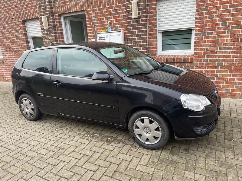Gebraucht VW Polo United 60 PS (44 kW) 2008 Schwarz Kleinwagen