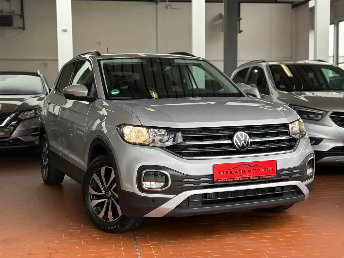 Gebraucht VW T-Cross 110 PS (80 kW) 2022 Silber SUV