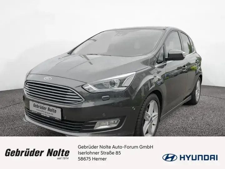 Grau / Gebraucht 2019 Ford C-MAX Titanium Van / Kleinbus | 13.990 € (Fairer Preis) - Bild 1/4