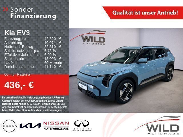 Blau Neu 2025 Kia EV3 2 SUV | 42.890 € (Guter Preis) - Bild 1/4