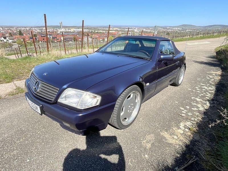 Gebraucht Mercedes SL320 AMG 231 PS (169 kW) 1995 Blau Cabrio