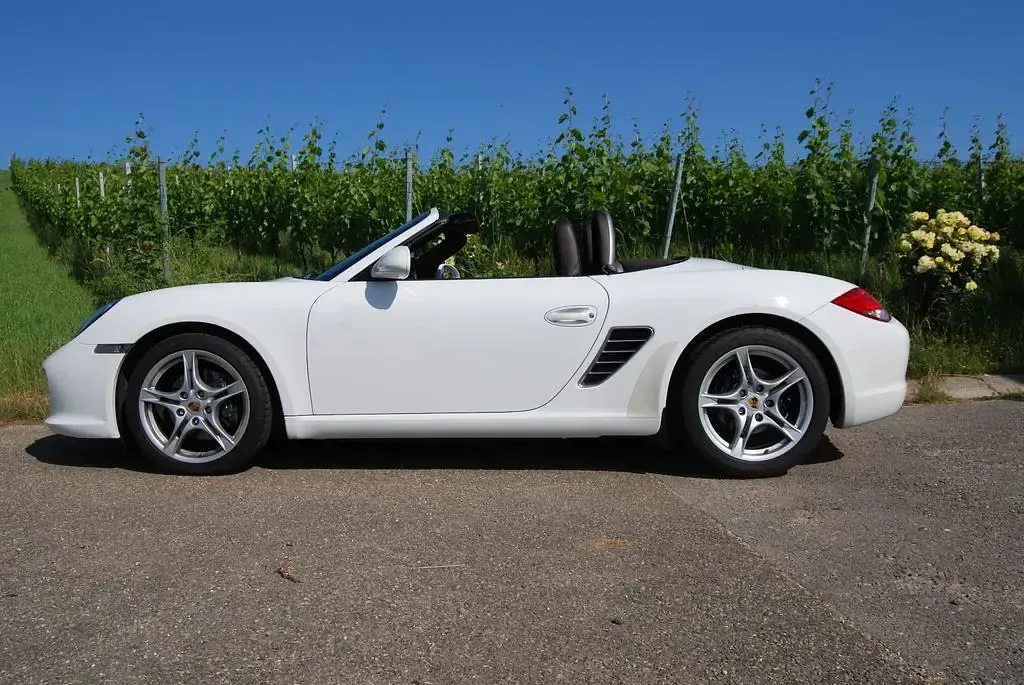 Gebraucht Porsche Boxster 256 PS (188 kW) 2008 Weiß Cabrio
