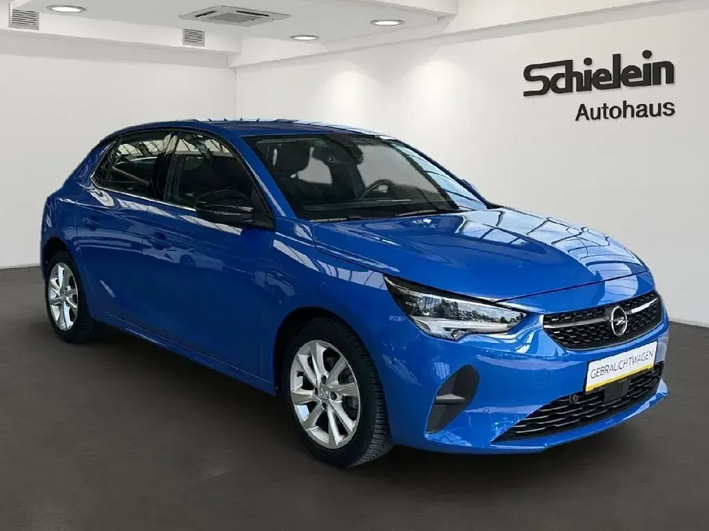 Gebraucht Opel Corsa Elegance 101 PS (74 kW) 2023 Perl blau/voltaik blau Kleinwagen