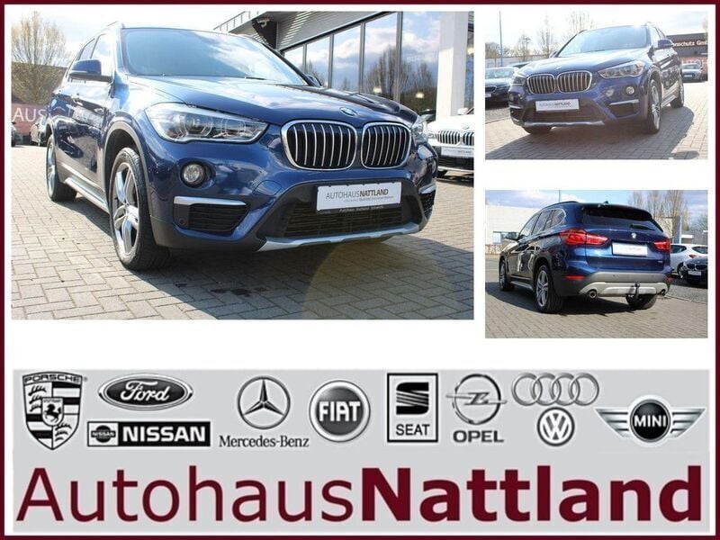 Mediterranblau Gebraucht 2019 BMW X1 xLine SUV | 19.950 € (Guter Preis) - Bild 1/4