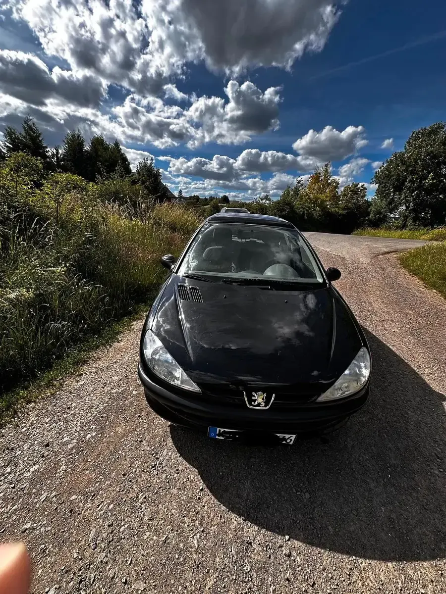 Gebraucht Peugeot 206 75 PS (55 kW) 2001 Schwarz Limousine