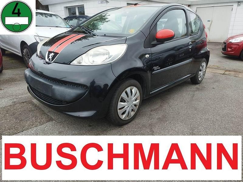 Schwarz Gebraucht 2007 Peugeot 107 Kleinwagen | 650 € (Superpreis) - Bild 1/4