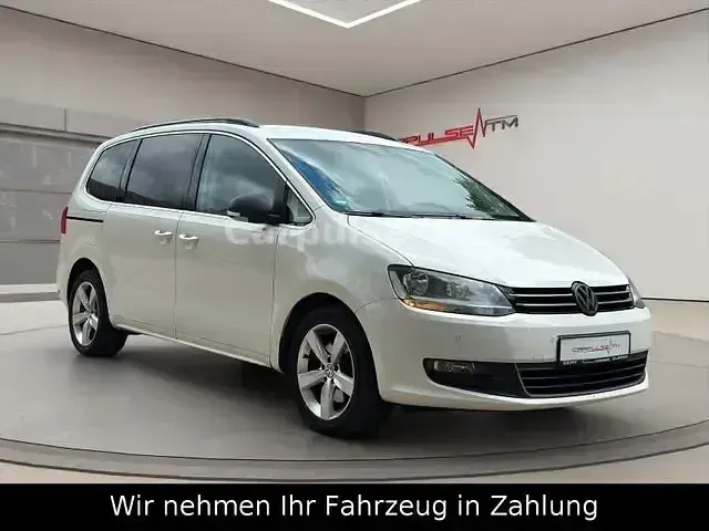 Gebraucht VW Sharan Comfortline 200 PS (147 kW) 2012 Weiß Van / Kleinbus