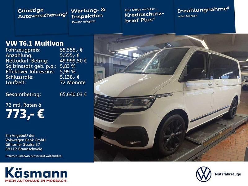 Candyweiß Gebraucht 2022 VW T6.1 Generation Six Van | 55.555 € (Superpreis) - Bild 1/4