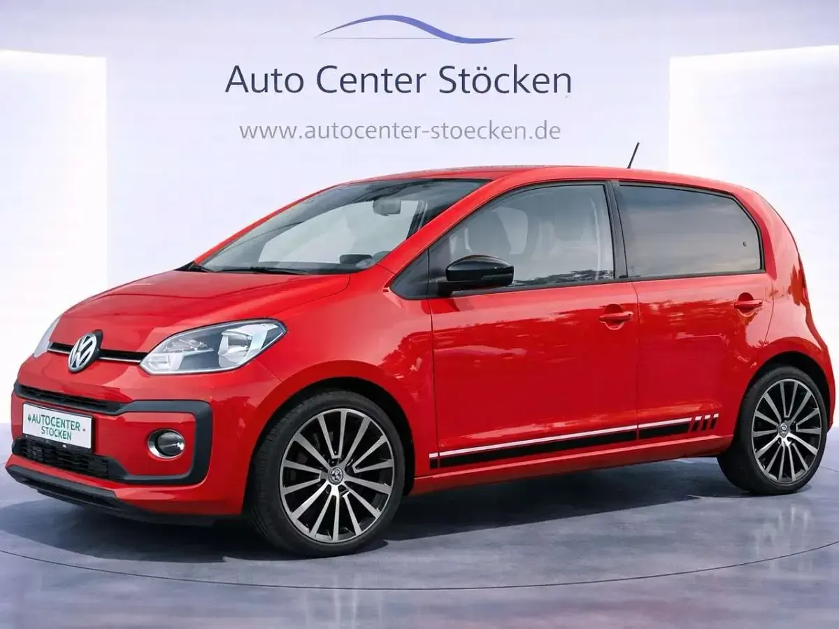 Second-hand VW up! Beats 90 CP (66 kW) 2018 Roșu Hatchback