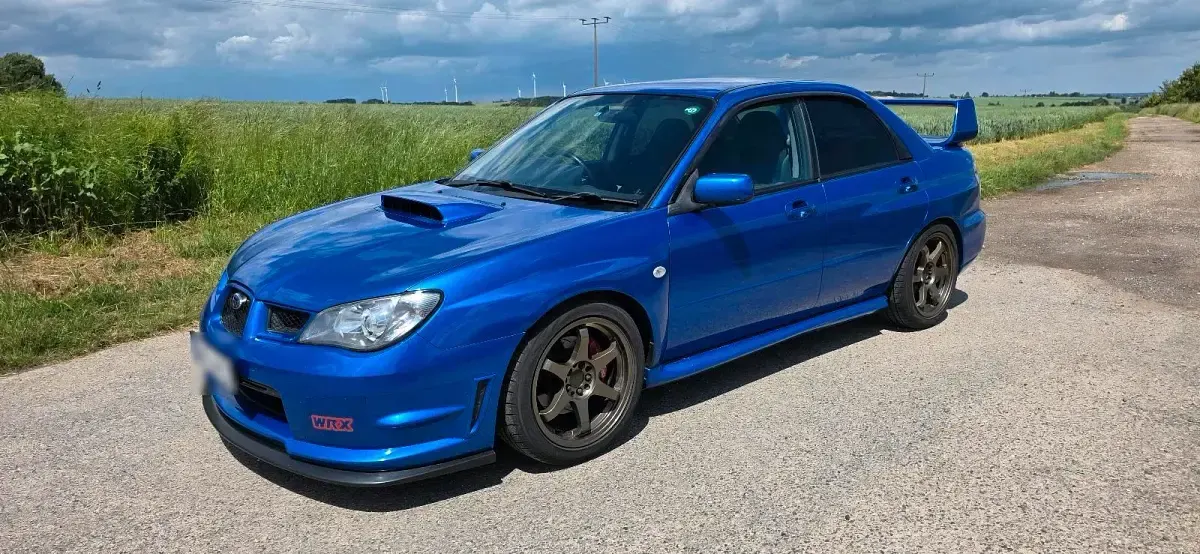 Gebraucht Subaru Impreza 250 PS (183 kW) 2005 Blau Limousine