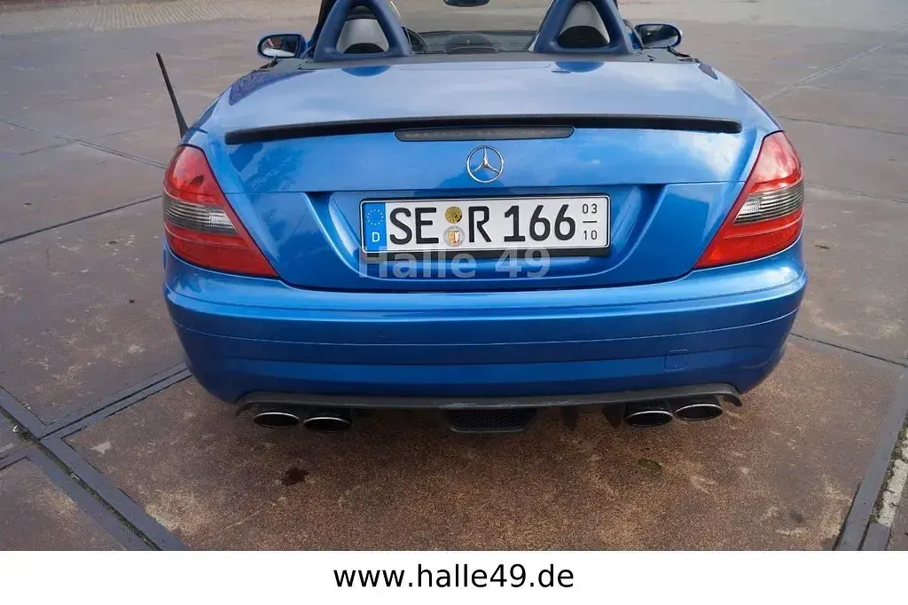Gebraucht Mercedes SLK55 AMG AMG 360 PS (264 kW) 2007 Blau Cabrio
