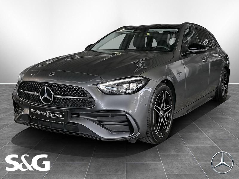 Metalliclack selenitgrau Gebraucht 2024 Mercedes C180 AMG Kombi | 38.480 € (Etwas zu teuer) - Bild 1/4