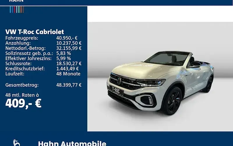 Gebraucht VW T-Roc R-line 150 PS (110 kW) 2026 Weiß SUV