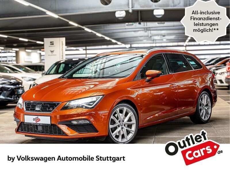 Eclipse orange metallic Gebraucht 2019 Seat Leon ST Kombi | 18.930 € (Etwas zu teuer) - Bild 1/4