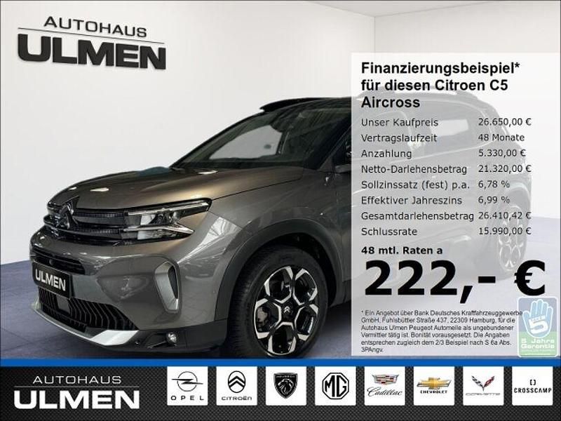 Grau Gebraucht 2023 Citroën C5 Aircross Shine SUV | 26.650 € (Fairer Preis) - Bild 1/4
