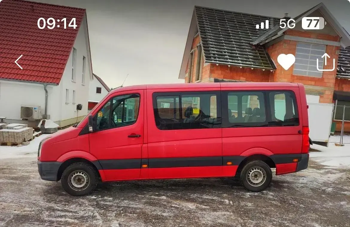 Gebraucht VW Crafter 170 PS (125 kW) 2014 Rot Van