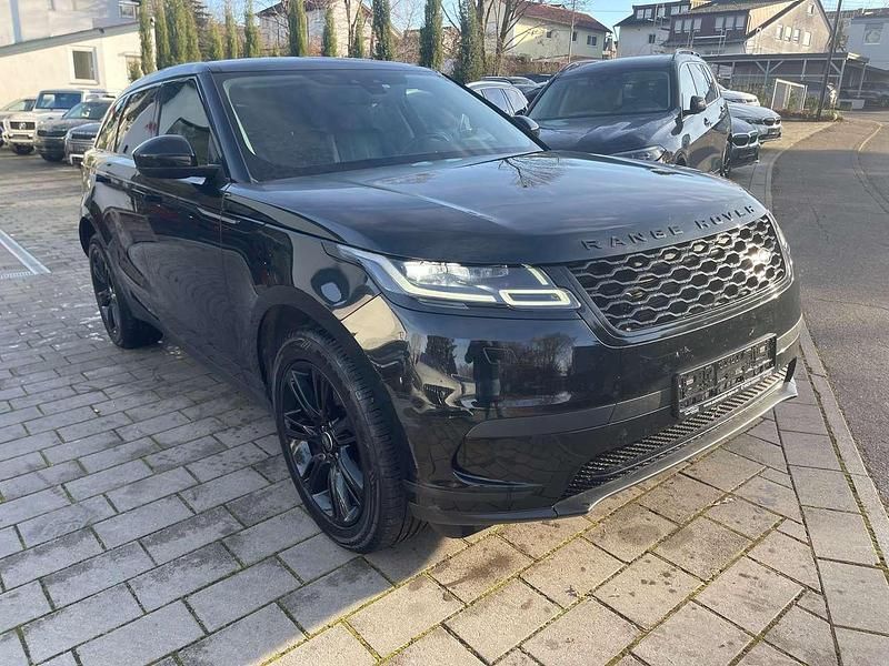 Schwarz Gebraucht 2019 Land Rover Range Rover Velar Basis SUV | 28.900 € (Teuer) - Bild 1/4