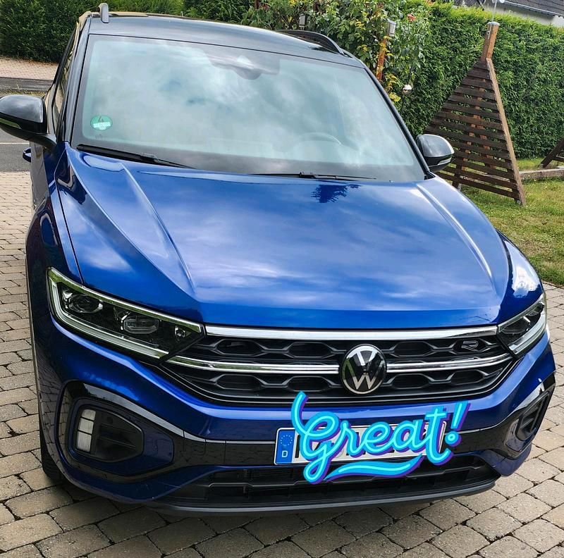 Blau Gebraucht 2023 VW T-Roc SUV | 27.200 € (Guter Preis) - Bild 1/4