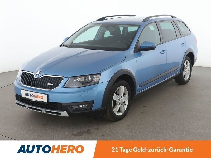 Blau Gebraucht 2014 Skoda Octavia Scout 4x4 Limousine | 14.020 € (Fairer Preis) - Bild 1/3