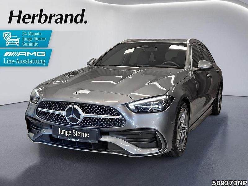 Grau Gebraucht 2024 Mercedes C300 Advanced Limousine | 42.890 € (Superpreis) - Bild 1/4