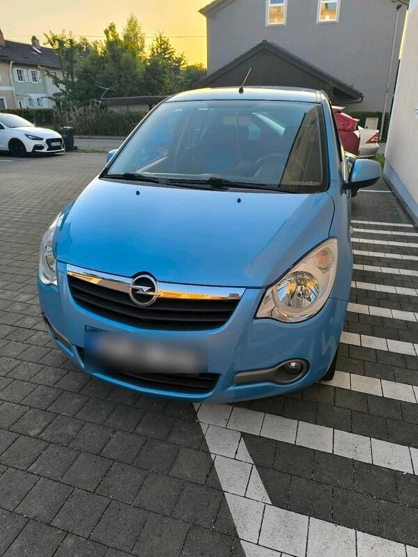 Blau Gebraucht 2008 Opel Agila Kleinwagen | 2.350 € (Fairer Preis) - Bild 1/4