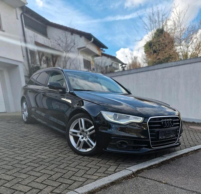 Schwarz Gebraucht 2013 Audi A6 S-Line Kombi | 9.200 € (Superpreis) - Bild 1/4