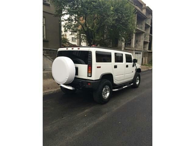 Weiß metallic Gebraucht 2004 Hummer H2 SUV | 20.500 € - Bild 1/4