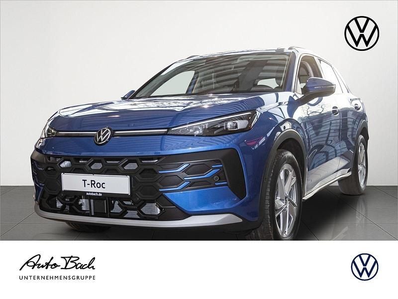 Blau Neu 2025 VW T-Roc Life SUV | 44.110 € (Teuer) - Bild 1/4