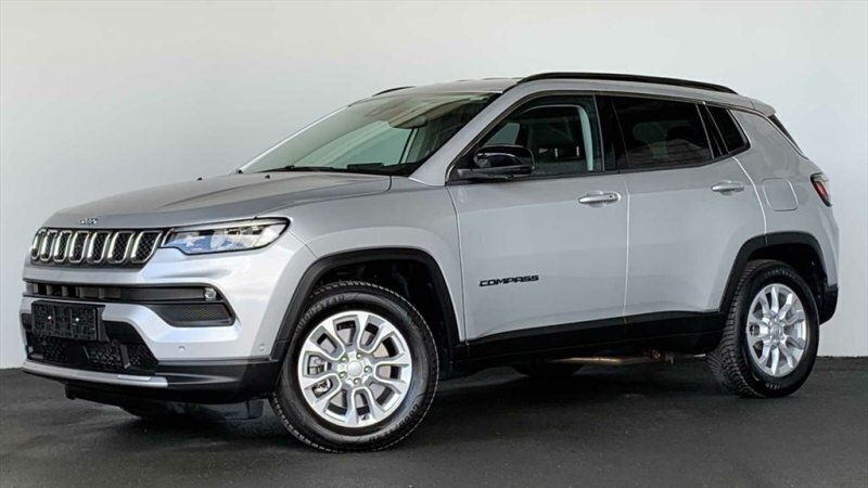 Silber / glaciersilver / metallic Gebraucht 2022 Jeep Compass Limited SUV | 29.950 € (Etwas zu teuer) - Bild 1/3