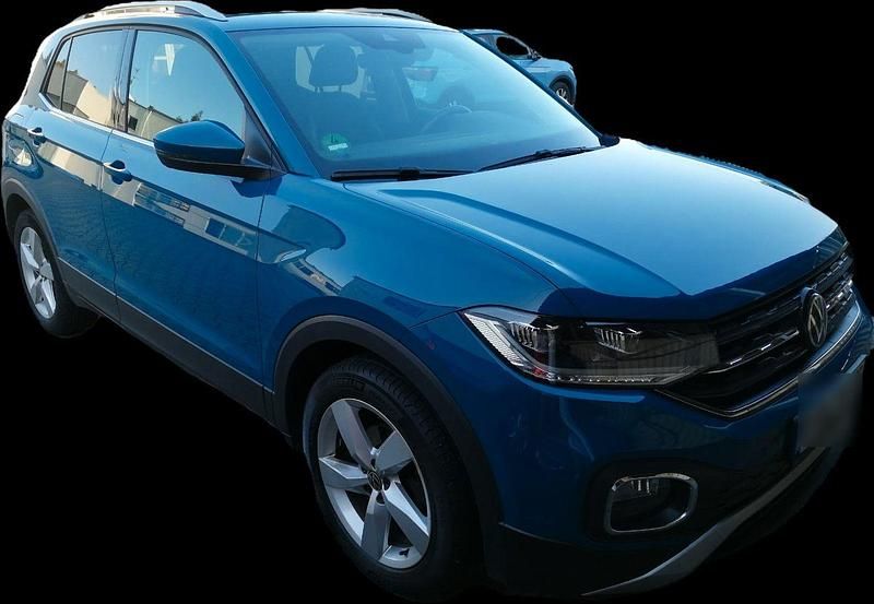 Blau Gebraucht 2021 VW T-Cross Style SUV | 14.290 € - Bild 1/4