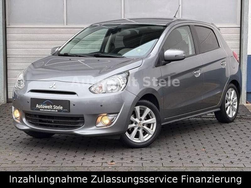 Grau Gebraucht 2015 Mitsubishi Space Star Top Kleinwagen | 9.820 € (Teuer) - Bild 1/4