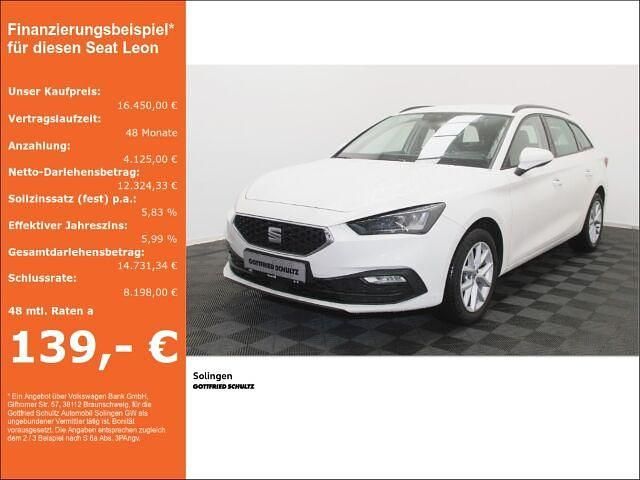 Gebraucht Seat Leon Style 150 PS (110 kW) 2021 Candy weiss (white), solid Kombi