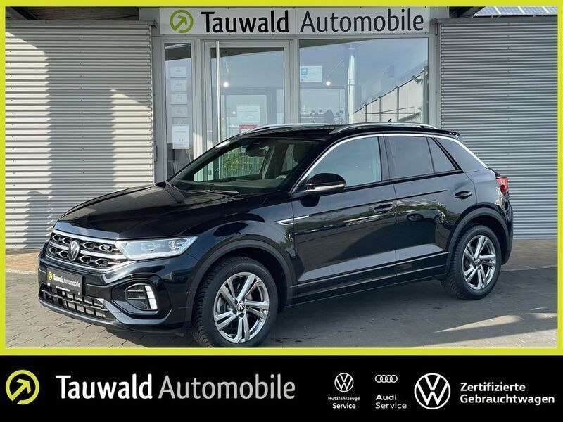 Schwarz Gebraucht 2024 VW T-Roc R-line SUV | 30.930 € (Guter Preis) - Bild 1/2
