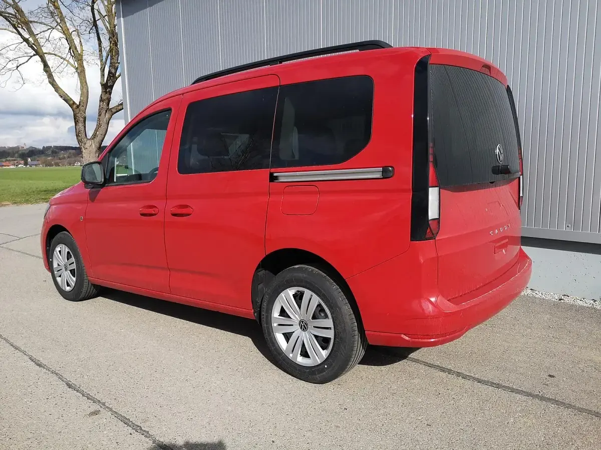 Neu VW Caddy Basis 122 PS (89 kW) 2025 Kirschrot Van / Kleinbus