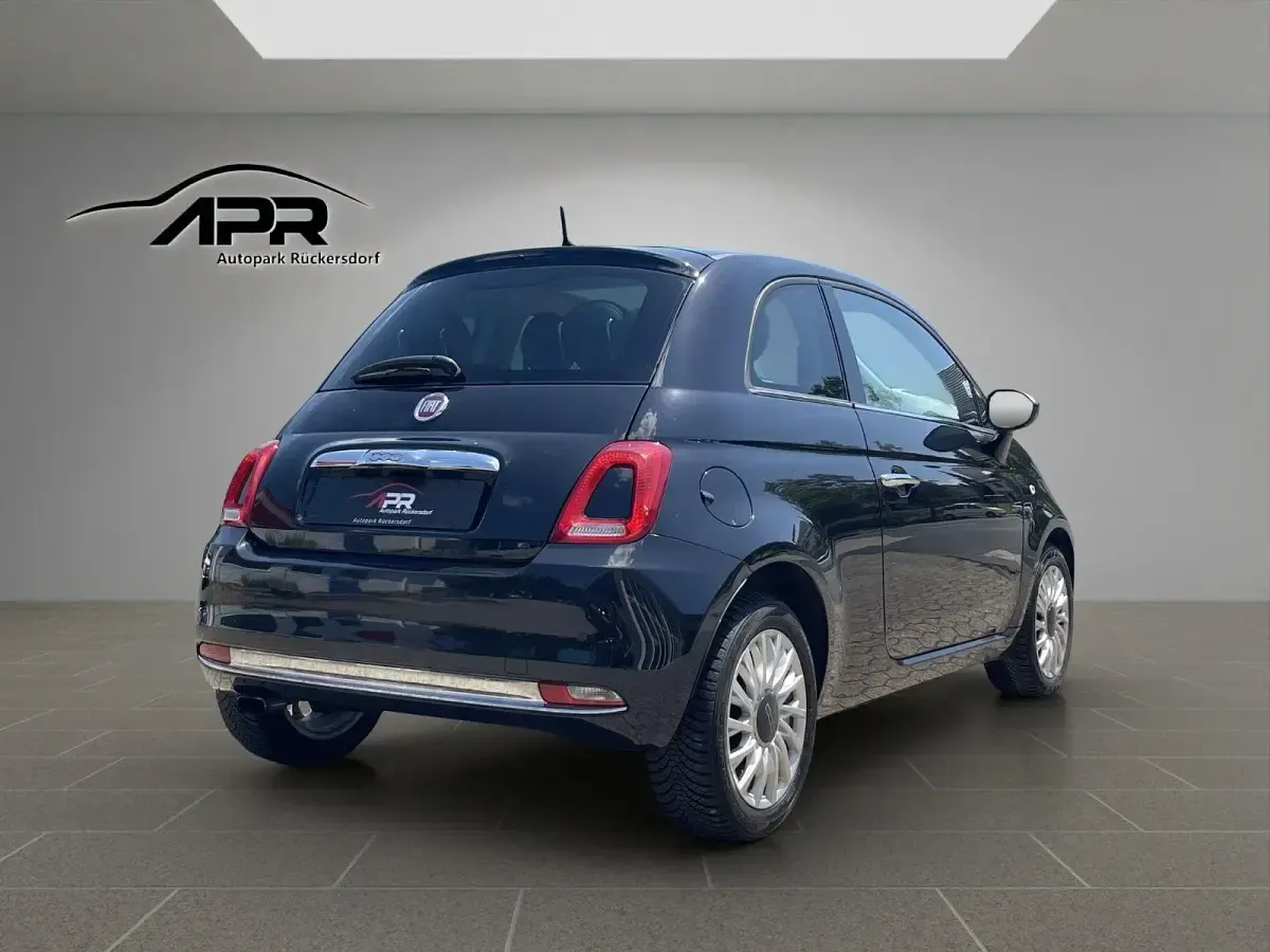 Gebraucht Fiat 500 Lounge 86 PS (63 kW) 2017 Schwarz Kleinwagen