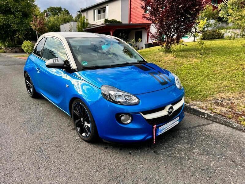 Blau Gebraucht 2015 Opel Adam Edition Kleinwagen | 4.500 € - Bild 1/4