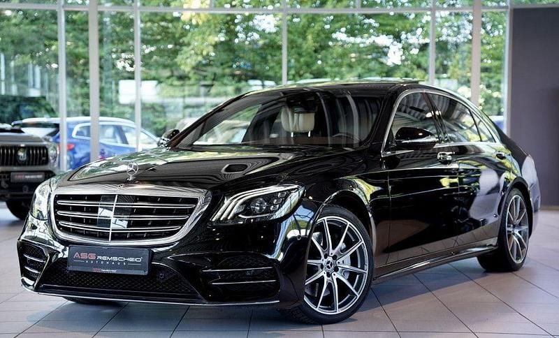 Schwarz Gebraucht 2019 Mercedes S560 AMG line Limousine | 57.900 € (Superpreis) - Bild 1/4